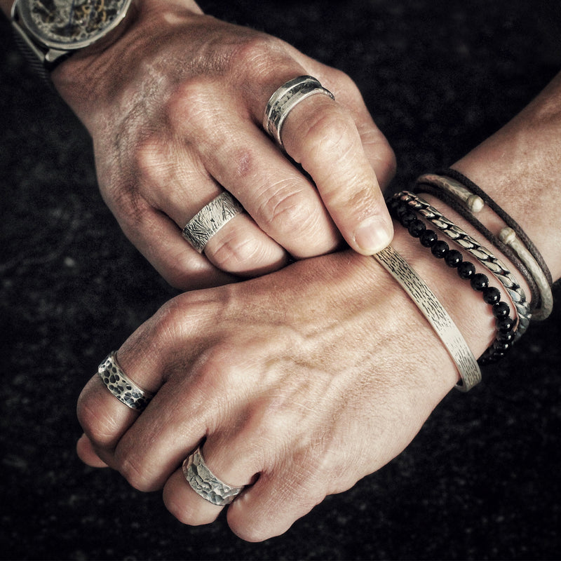 Bague "Rustic" Argent