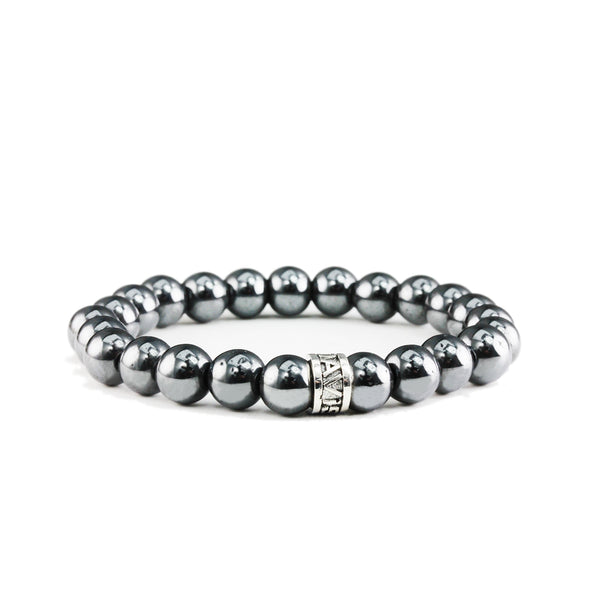 Bracelet Classic Hematite et argent