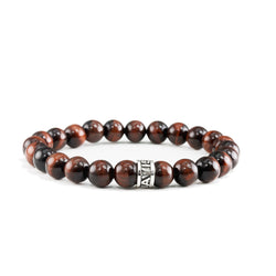 Bracelet Classic Oeil de Tigre Rouge et argent